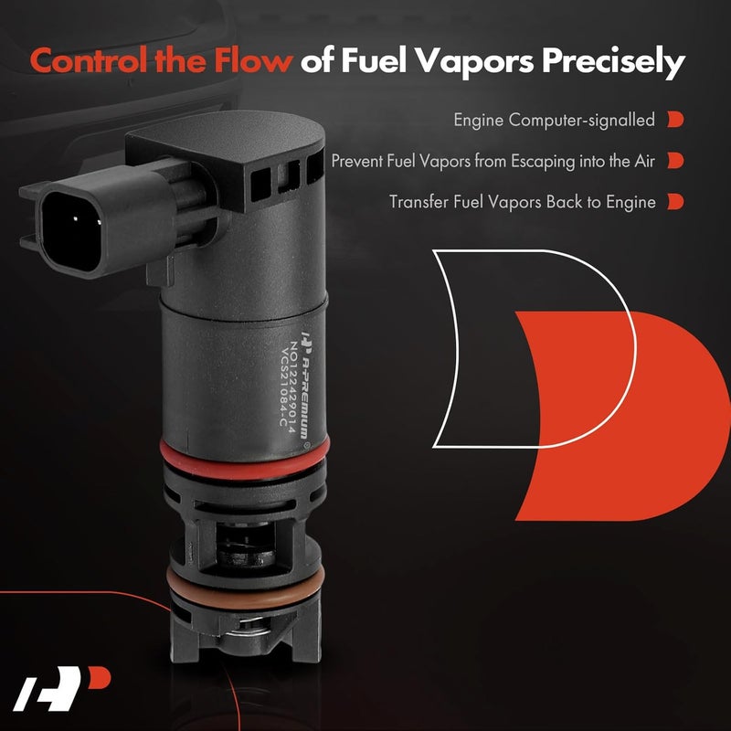 A-Premium Vapor Canister Vent Solenoid Valve Compatible with Chevrolet Equinox, Malibu, Cruze, Camaro, Sonic, Trax, Spark & GMC Terrain & Buick Encore, LaCrosse, Regal & Cadillac SRX, CTS & Saab 9-5 - Image 5